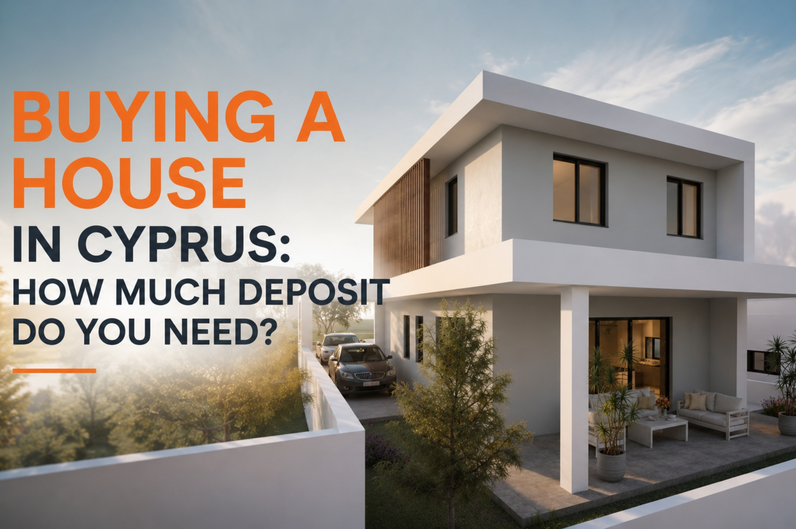 Buying a House in Cyprus: How Much Deposit Do You Need? Modern family home in Nicosia